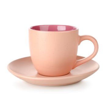 Promoción de la taza y el platillo de café de porcelana para el uso del café